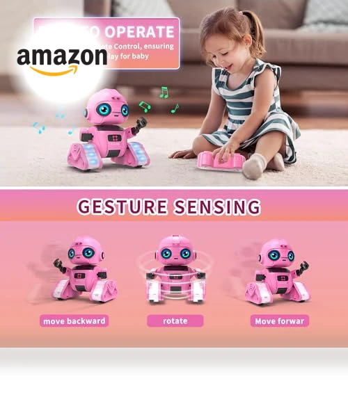 Rechargeable Remote Control Robot — Interactive Figures & Robots, Dzxlin