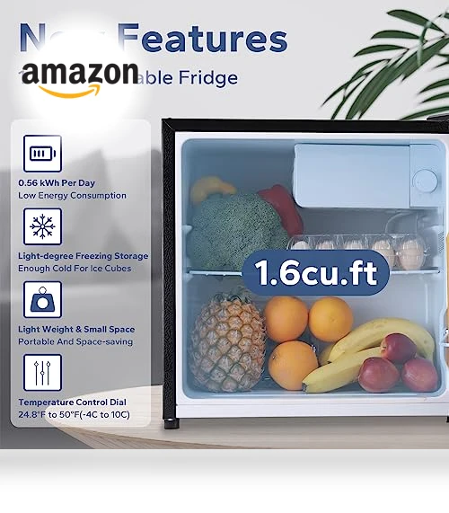 Small Refrigerator with Freezer — Mini Fridges, BANGSON