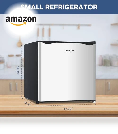 Small Refrigerator with Freezer — Mini Fridges, BANGSON
