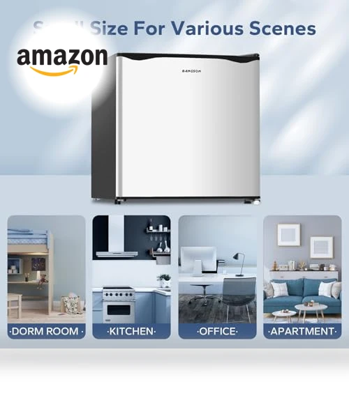 Small Refrigerator with Freezer — Mini Fridges, BANGSON