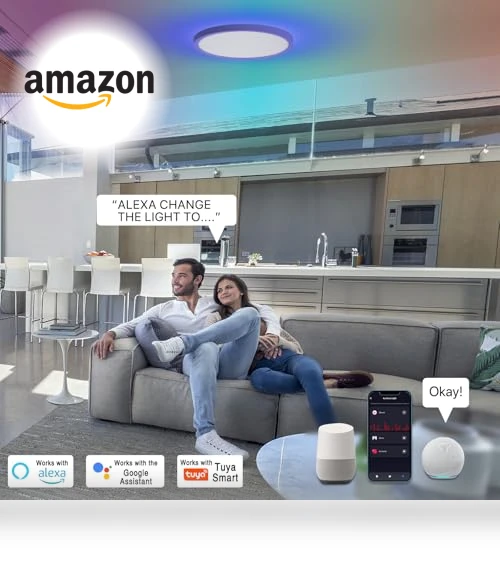 Smart LED Ceiling Light — LED, Dcvoltfield