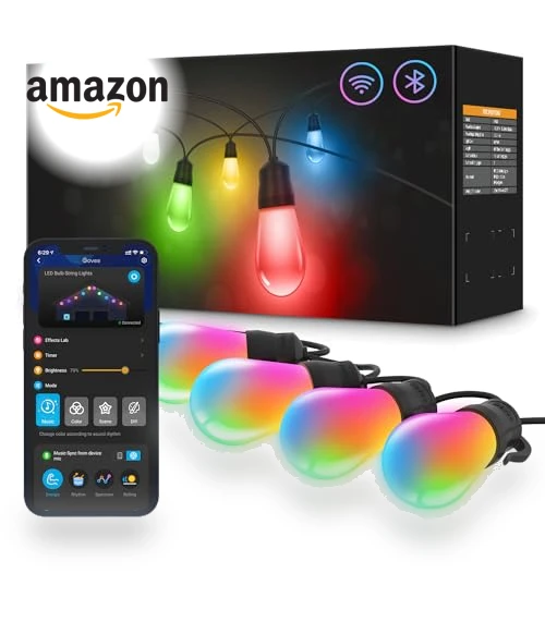 Smart Outdoor String Lights — Outdoor String Lights, Govee