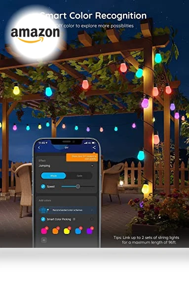 Smart Outdoor String Lights — Outdoor String Lights, Govee