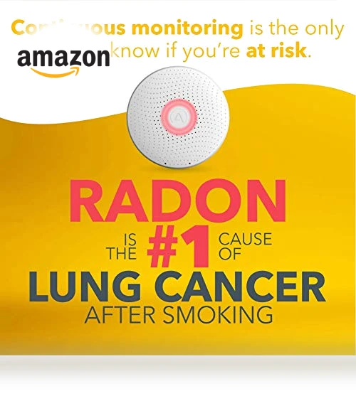 Smart Radon Detector with Humidity & Temperature Sensor — Home Climate Control, Airthings