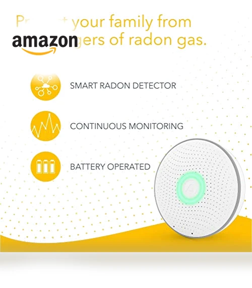 Smart Radon Detector with Humidity & Temperature Sensor — Home Climate Control, Airthings