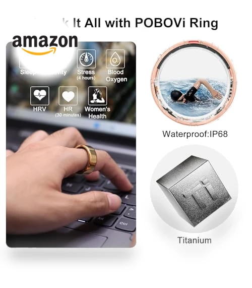 Smart Ring - Sleep/Stress/HR Tracker — Smartwatches, POBOVi