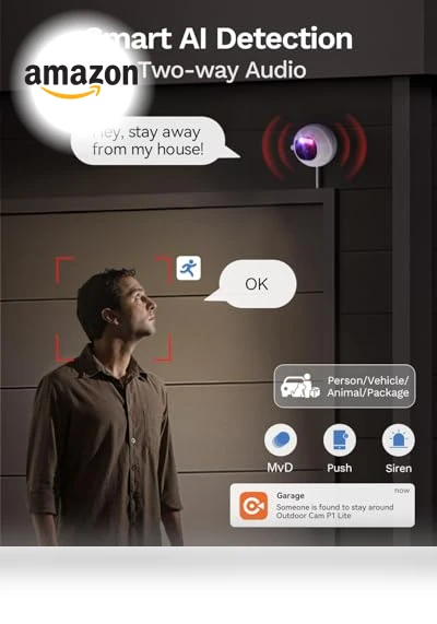 Smart Security Camera System — Smart Home Security, LongPlus