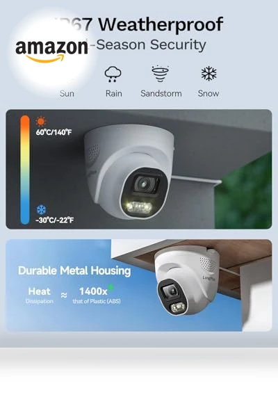 Smart Security Camera System — Smart Home Security, LongPlus