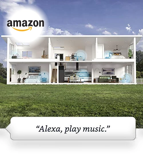 Smart Speaker with Premium Sound and Smart Home Hub — Whole-Home Audio Systems, Amazon