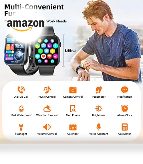 Smart Watch with Answer/Make Call — Smartwatches, Hwagol