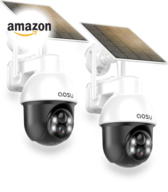 Solar Camera Security Outdoor — Smart Home Security, AOSU
