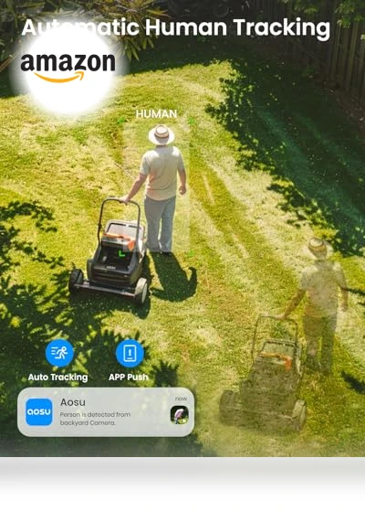 Solar Camera Security Outdoor — Smart Home Security, AOSU