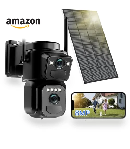 Solar Security Cameras Wireless Outdoor — Smart Home Security, BEZOMIZ