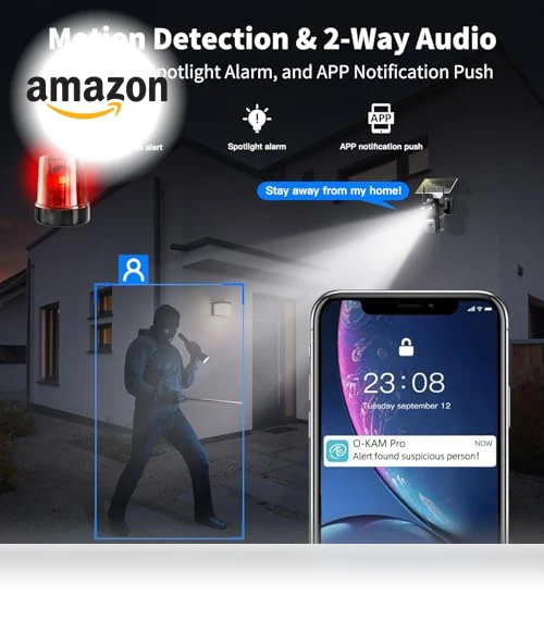 Solar Security Cameras Wireless Outdoor — Smart Home Security, BEZOMIZ
