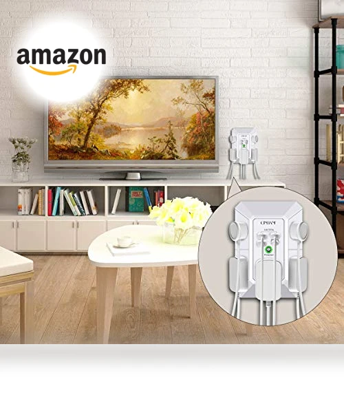 Surge Protector with 5 Outlet Extender and 4 USB Charging Ports — Power Solutions & Surge Protection, QINLIANF