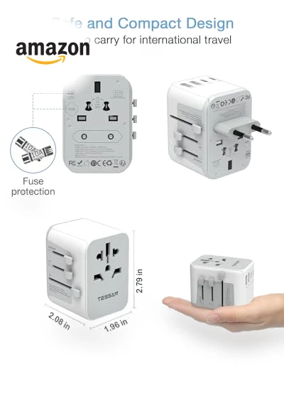 Universal Travel Adapter — Charging Solutions, TESSAN