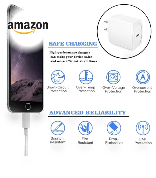 USB C Fast Charger Kit — Lightning, Mitesbony