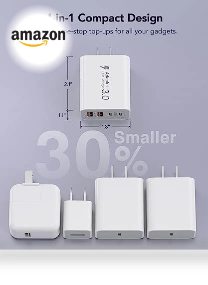 USB C Fast Charging Brick — Chargers, CSODINCE