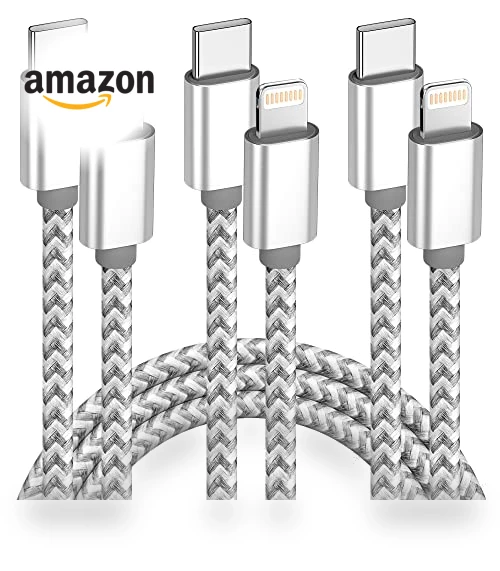 USB C to Lightning Cable 3Pack 6 FT — Lightning, MenoSupp