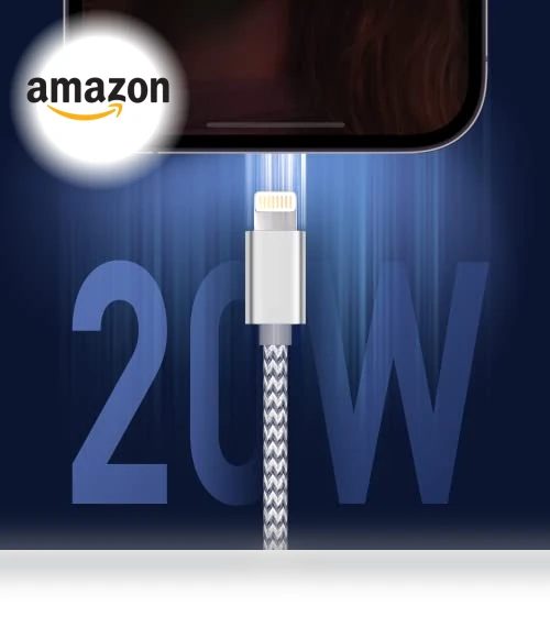 USB C to Lightning Cable 3Pack 6 FT — Lightning, MenoSupp