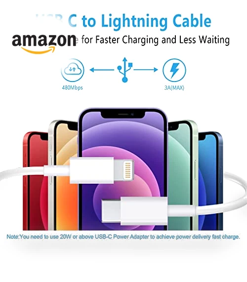 USB C to Lightning Cable — Lightning, RCTech