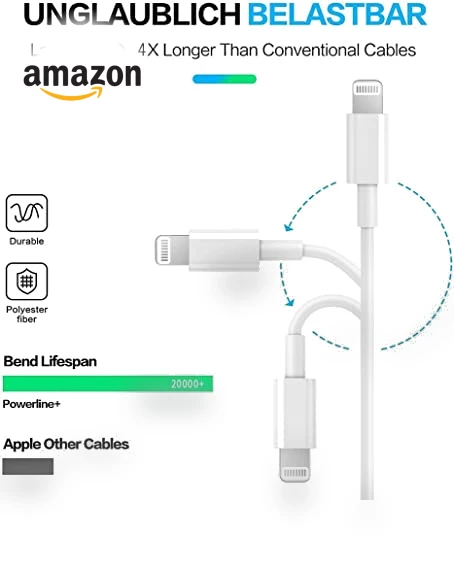 USB C to Lightning Cable — Lightning, RCTech