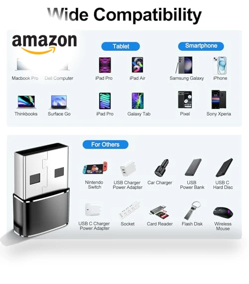 USB to USB C Adapter — Charging Solutions, xiwxi