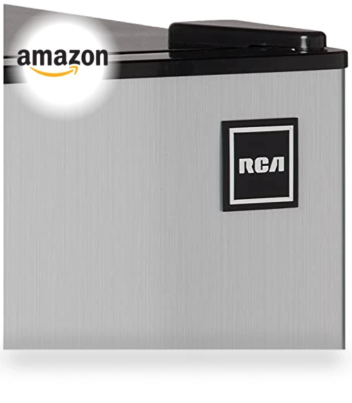 3.2 Cu Ft 2 Door Fridge and Freezer — Mini Fridges, RCA