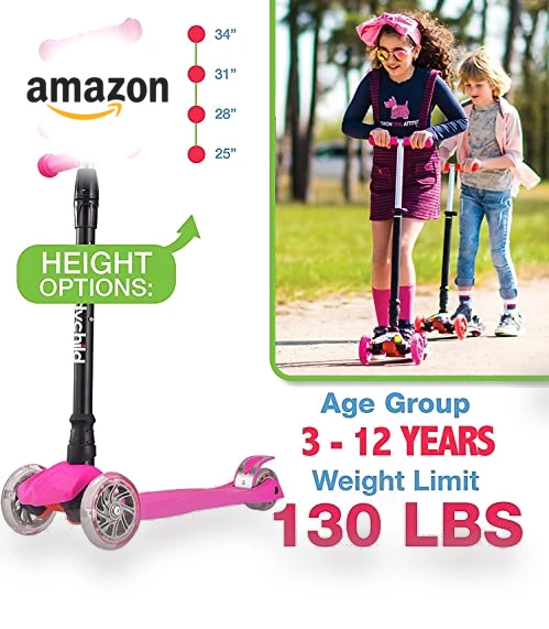 3 Wheeled Kick Scooter for Kids — Push Scooters, DADDYCHILD