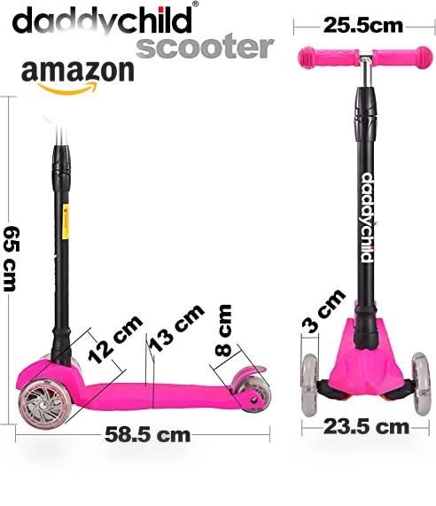 3 Wheeled Kick Scooter for Kids — Push Scooters, DADDYCHILD