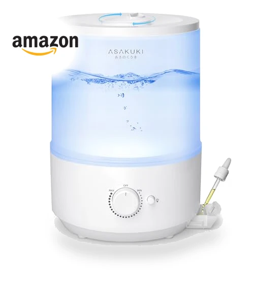 3L Top Fill Cool Mist Humidifier — Air Moisturizers, ASAKUKI