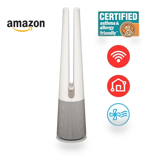 AeroTower Air Purifier Fan — Electrostatic Air Purifiers, LG