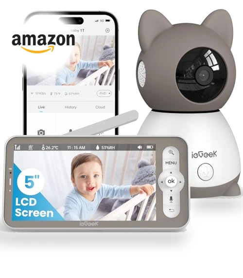 Baby Monitor with 2K Camera and Audio — Baby Monitors, iegeek