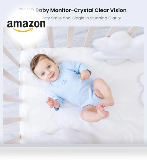 Baby Monitor with 2K Camera and Audio — Baby Monitors, iegeek