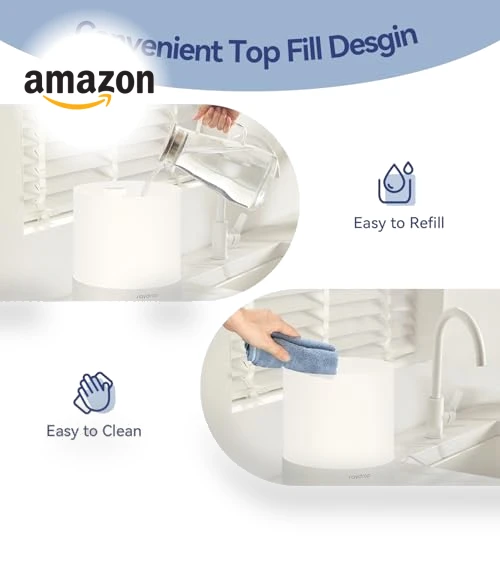 Cool Mist Humidifier with Essential Oil Diffuser — Air Moisturizers, raydrop
