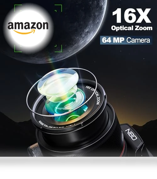 Digital Camera with WiFi & App Control — Compact Digital Cameras, G-Anica