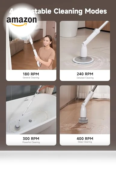 Electric Spin Scrubber — Cleaning Tools, HiCOZY