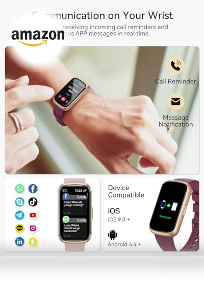 Fitness Tracker Watch — Smartwatches, RUXINGX