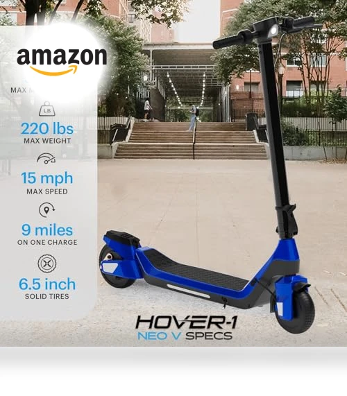 Foldable Electric Scooter — Electric Vehicles, Hover-1