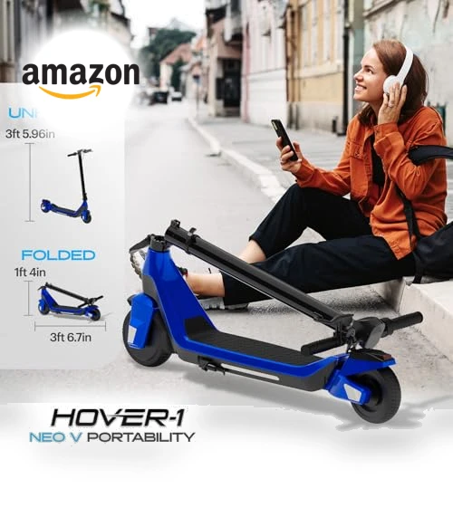 Foldable Electric Scooter — Electric Vehicles, Hover-1