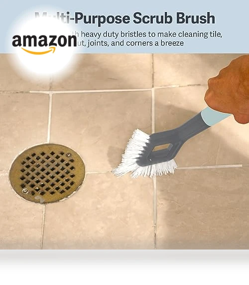 Heavy Duty Tile and Grout Cleaning Brush — Brushes, Casabella