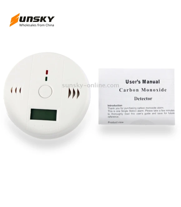 Carbon Monoxide Detector Sensor Unit with LCD — Carbon Monoxide Detectors