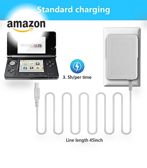Power Adapter Replacement for Nintendo 3DS/DSi/2DS — Accessories, Trenro