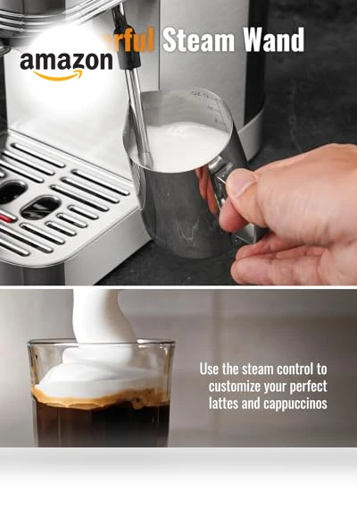 Professional Espresso Machine with Milk Frother — Milk Frothers, SHARDOR