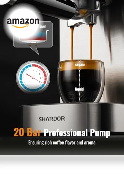 Professional Espresso Machine with Milk Frother — Milk Frothers, SHARDOR