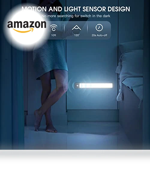 Rechargeable Motion Sensor Under Cabinet Lights — Garden Illumination, MCGOR