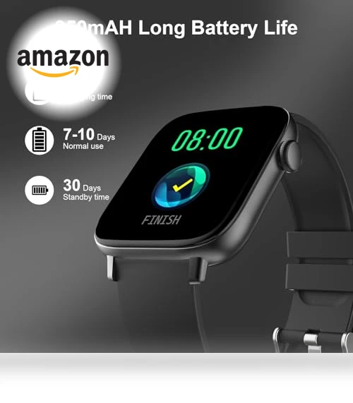 Smart Fitness Tracker Watch with Bluetooth Call — Smartwatches, PJYUBVOR