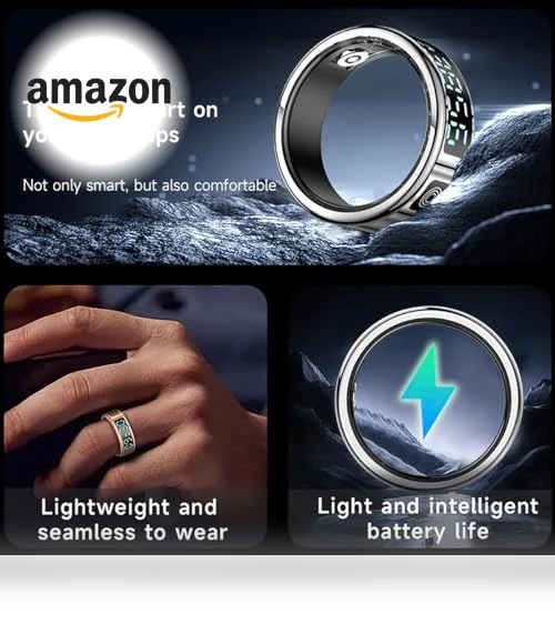 Smart Health Ring with Display Screen — Smart Rings, XiaYchaug