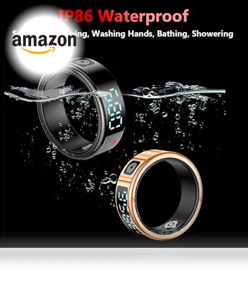Smart Health Ring with Display Screen — Smart Rings, XiaYchaug