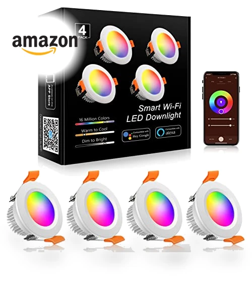 Smart LED Recessed Lighting RGB WiFi Downlight — Lighting Solutions, YGS-Tech